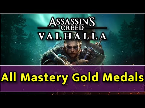 Assassin's Creed Valhalla - ALL 27 Mastery Challenge Gold Medals - Updated for 2022