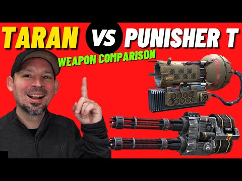 War Robots Taran VS Punisher T | WR Weapon Comparison Taran vs Punisher