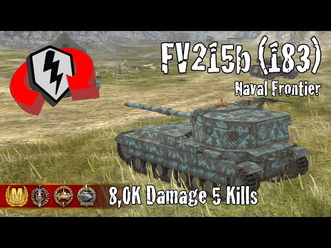 FV215b (183)  |  8,0K Damage 5 Kills  |  WoT Blitz Replays