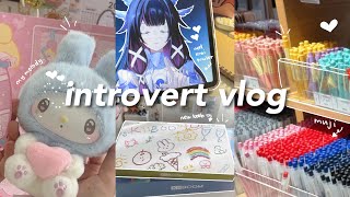 summer vlog of an introvert teen 🎐 back to school shopping, muji, sanrio blindbox, day in my life
