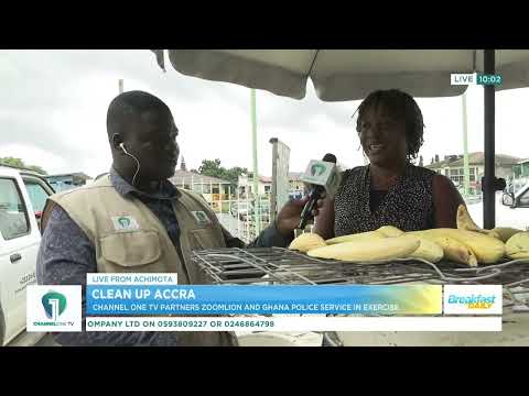 Clean Up Accra Reaches Achimota Forest Enclave in Major Desilting Exercise | Breakfast Daily