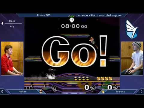 MMOM Bi-Monthly 12 SSBM - Golden (C. Falcon) vs. HoG | Tiramisu (Fox) - Melee Pools
