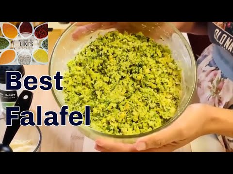 How to make falafel best Easy  fried crispy baked Falafel Recipe. Traditional Mediterranean Dish.