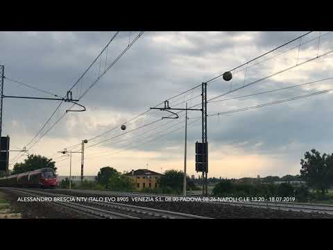 NTV ITALO EVO 8905  VENEZIA S.L. 08:00-PADOVA 08:26-NAPOLI C.LE 13.20 - 18.07.2019