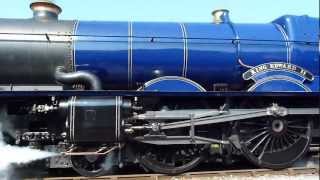 preview picture of video '6023 King Edward II loco at the Mid Norfolk Railway 3/7/11'