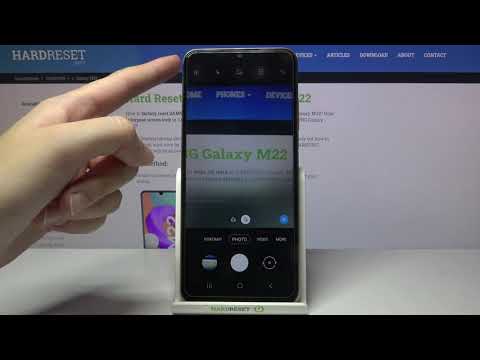 How to Manage Camera Mirror Effect in SAMSUNG Galaxy M22 - Find Mirror Effect Settings