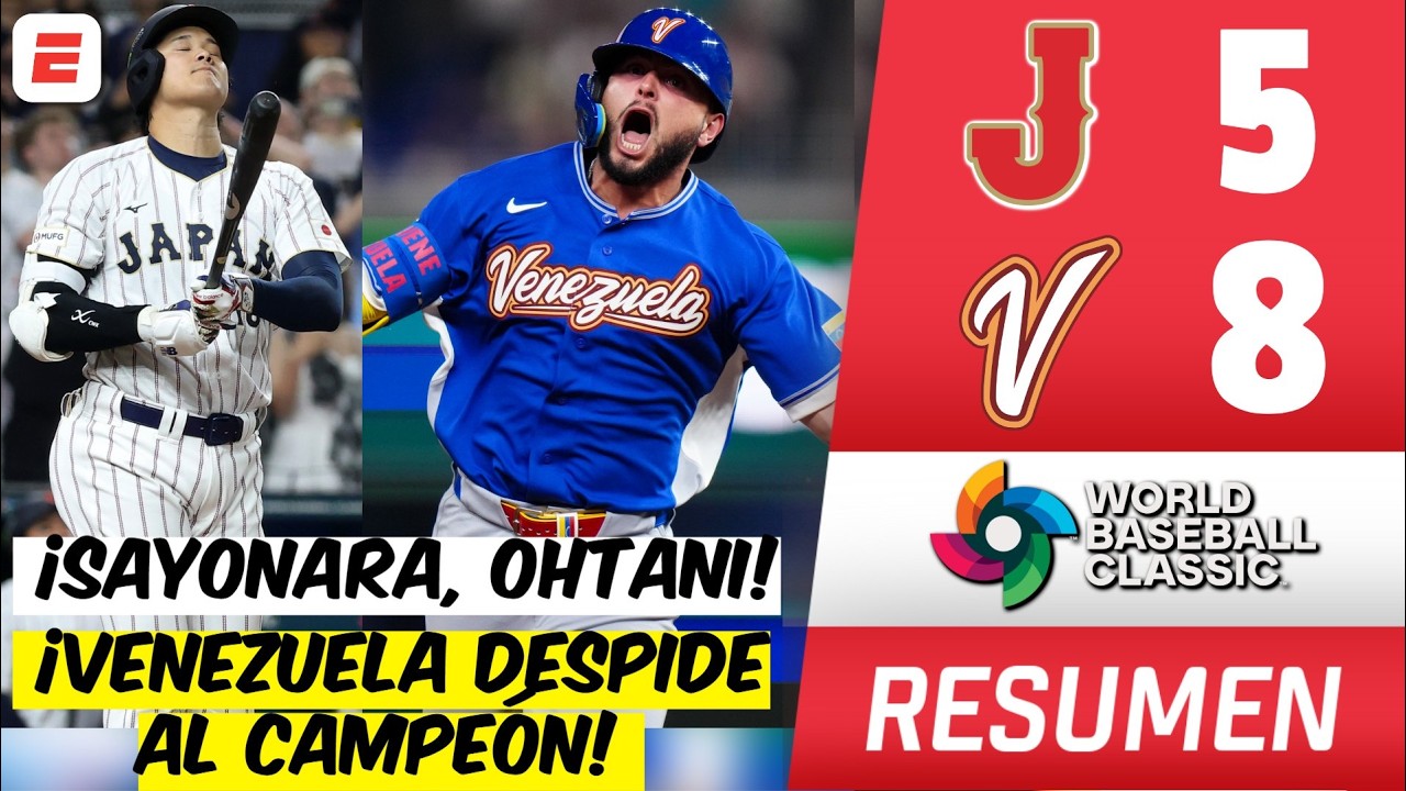 DE LOCURA. VENEZUELA REMONTA y ELIMINA a JAPÓN. Enfrentará a ITALIA | Clásico Mundial de Béisbol