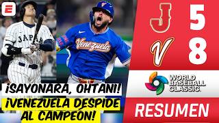 DE LOCURA. VENEZUELA REMONTA y ELIMINA a JAPÓN. Enfrentará a ITALIA | Clásico Mundial de Béisbol