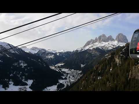 Canazei Italy Cable car Alba   Col dei Rossi  BELVEDERE 2377m