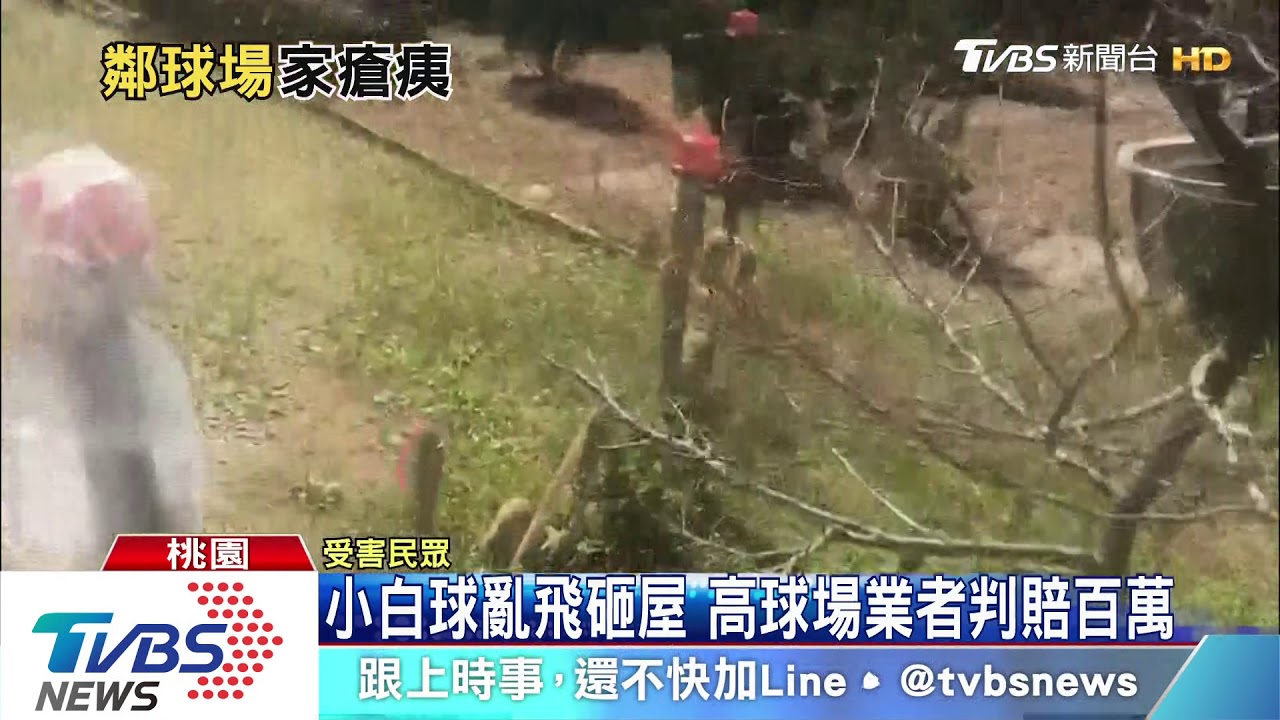 小白球亂飛砸屋 高球場業者判賠百萬