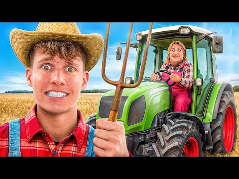 Sandra & Luca auf dem Bauernhof