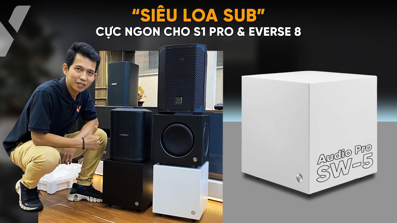 video Loa Subwoofer Audio Pro SW-5 Chính Hãng 0