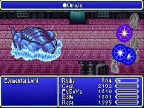 Final Fantasy IV Boss23 Elemental Lords