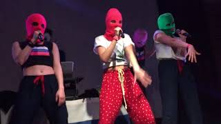 Pussy Riot performing in Los Angeles