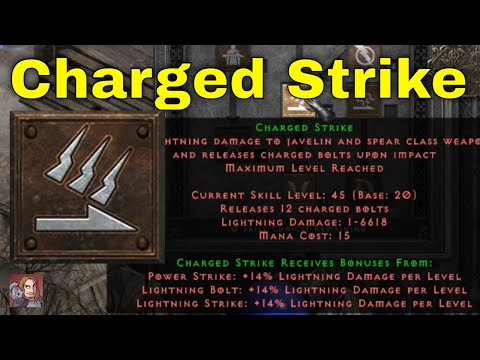 D2R Skills & Abilities - Charged Strike (Amazon Javelin & Spear Tree)