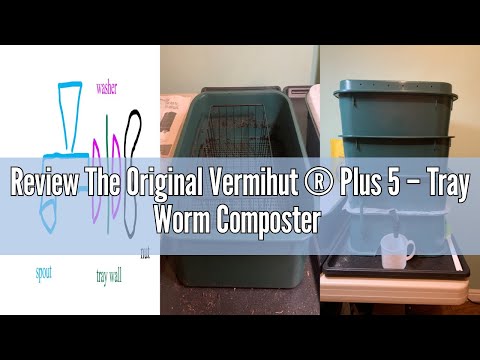 Review The Original Vermihut ® Plus 5 – Tray Worm Composter -Dark Green,Sustainable Design for Both