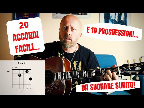 How to play 20 simple and essential chords right away! With 10 ready-to-use progressions!