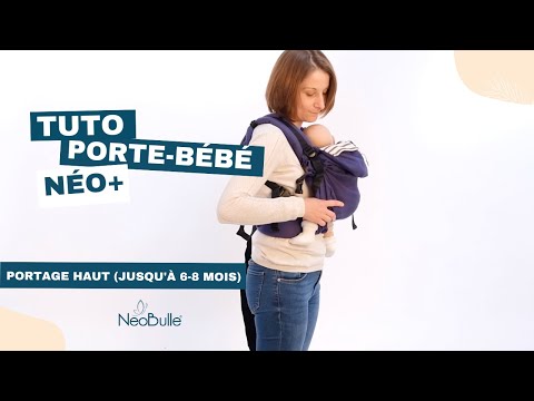 Néobulle - Porte-bébé préformé Néo - Ebène - 0 à 2 ans - Sebio