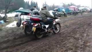 preview picture of video 'Elephant Rally 2013 - two XL600's bolted together'