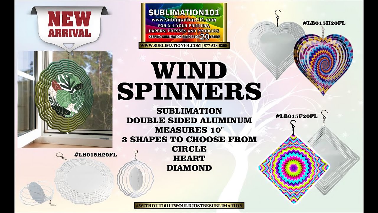 Sublimation101 Wind Spinners