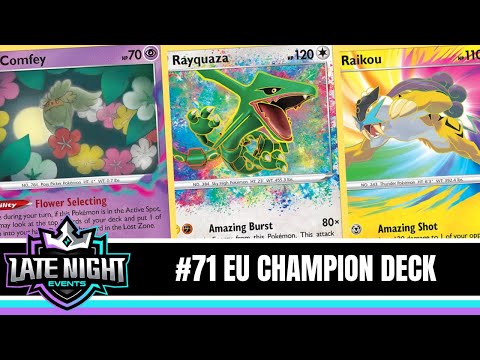 Lost Zone Box Rayquaza Late Night #72 Champion Deck