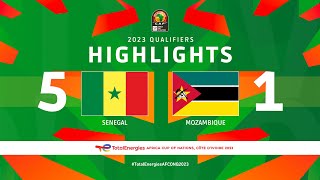 Senegal 🆚 Mozambique | Highlights - #TotalEnergiesAFCONQ2023 - MD3 Group L