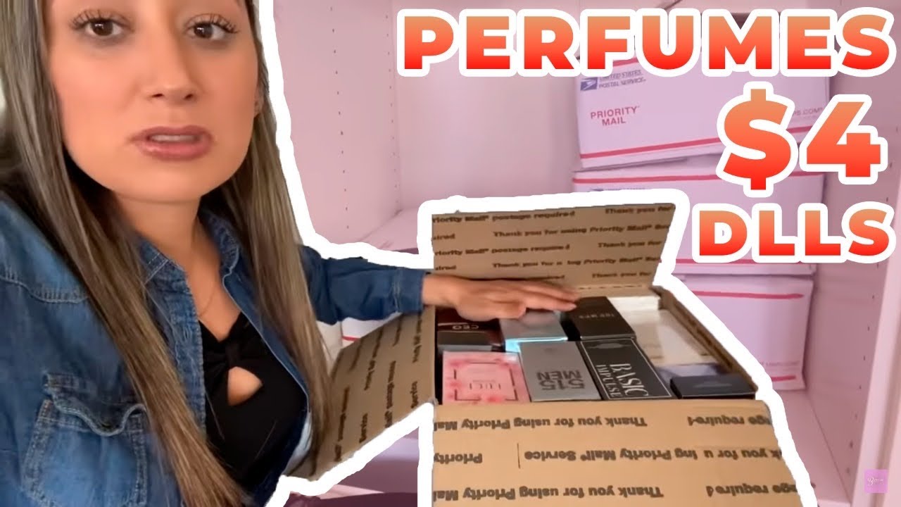 Cajas de Perfumes por mayoreo📦Mucha variedad de aromas por $4 dlls 😳 2 cajas distintas por lotes