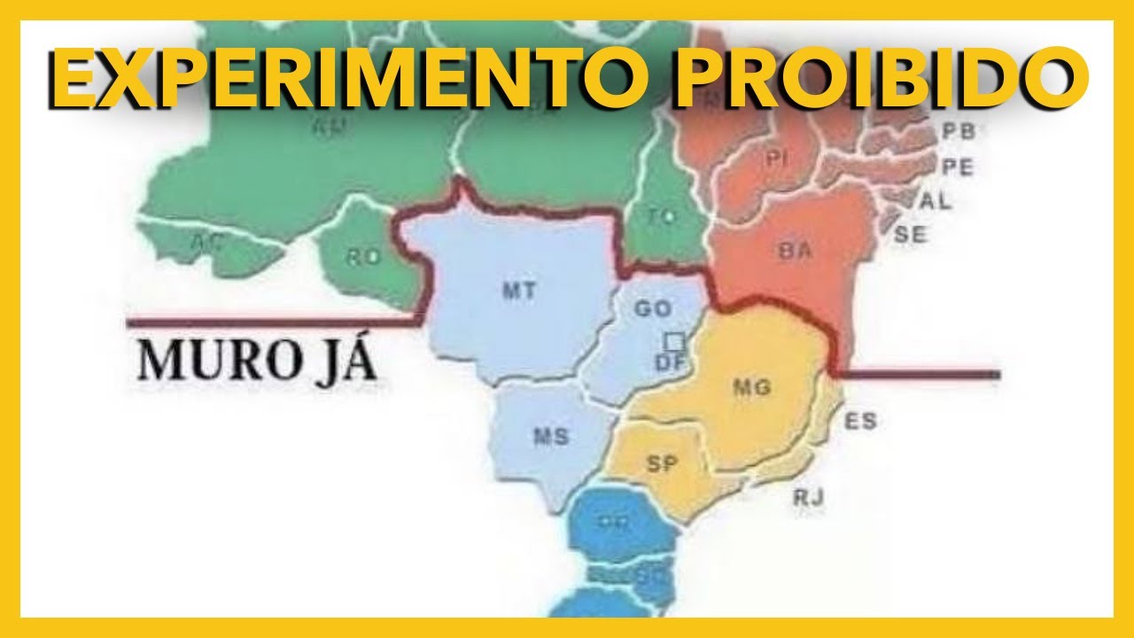 E se o Brasil fosse divido em 2 partes, lado capitalista e socialista? O que aconteceria?