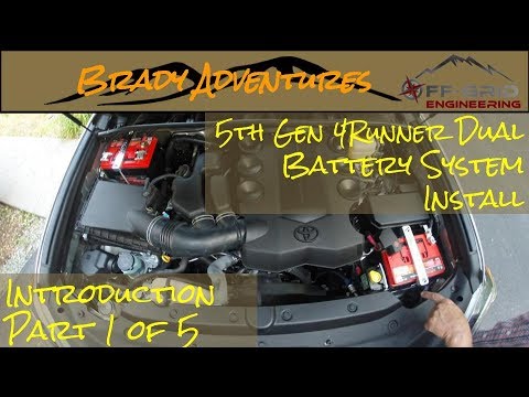 (1 of 5) 5th Gen 4Runner Dual Battery Install Intro - Off-Grid Engineering