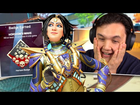 Apex Legends - Unlocking the 20 Kill Badge for Horizon!