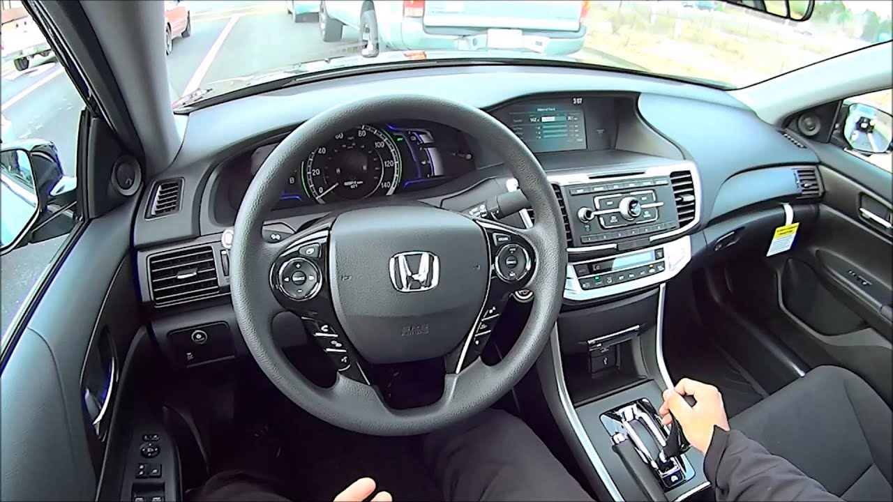 2014 Hybrid Accord Test Drive Demo Black Base