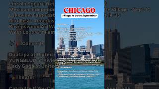 Chicago Events You Can’t Miss in September #chicago #chicagoevents #falltravel