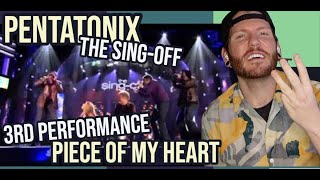 Pentatonix REACTION The sing-off THIRD performance! - PENTATONIX Piece of My Heart JANIS JOPLIN PTX