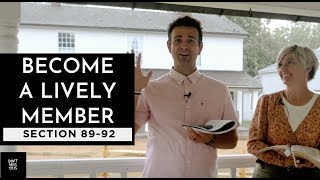 Come Follow Me Doctrine and Covenants 89-92 (Aug. 16-22) Don't Miss This