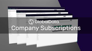 Learn about the process of subscribing to companies through GlobalData's Company Analytics tool and explore its feature set.