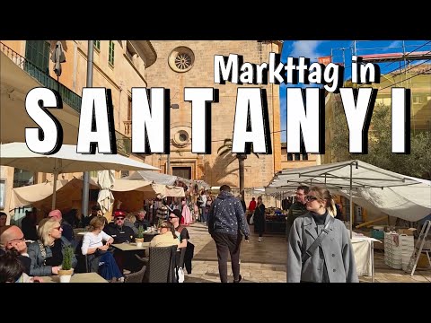 Santanyi🌴🏖️MALLORCA island❤️NEW MARKTTAG IN SANTANYI -Bilder vom bunten Treiben TOP #mallorca #vlog