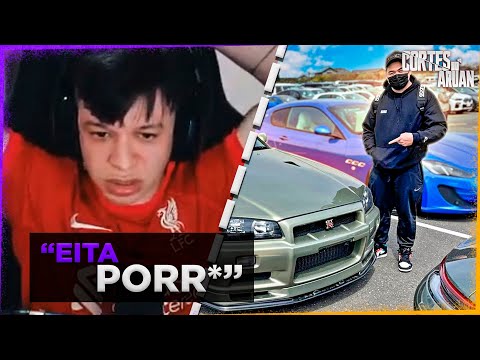 ARUAN REAGE A FUI NO LEILÃO VER O GTR34 VENDIDO POR 40 MILHÕES 😱 (BRCLUBTV) - Cortes do Aruan