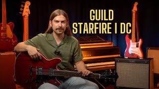 Video thumbnail for Guild Starfire I DC | Another Great Affordable Semi-Hollow! by Alamo Music Center