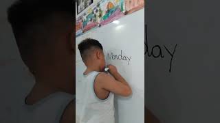 How to write Vietnamese for kids🍀The days of the week🌿 bé học các thứ trong tuần thứ 2 đến chủ nhật
