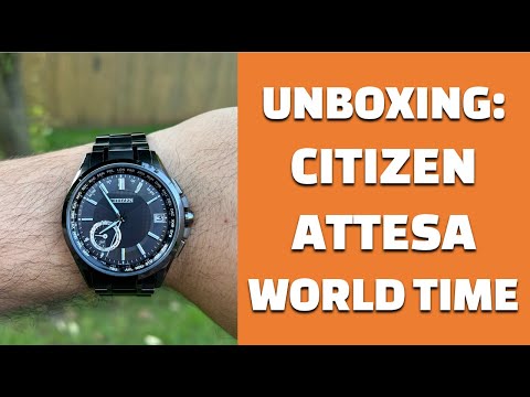 Navigating the Citizen Attesa GPS Satellite Wave with World Time Functionality CC3015-57E