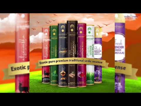 Exotic Pure Premium Traditional Vedic Incense - set of 7 video
