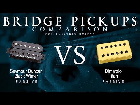 Seymour Duncan BLACK WINTER vs DiMarzio TITAN - Passive Bridge Pickup Guitar Tone Comparison Demo