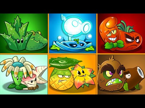 Team COLOR Plants Power-Up! in Plants vs Zombies 2