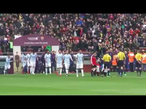 FC BARCELONA-MALAGA 0-1 21/02/2015 (Messi Neymar Suarez Iniesta)