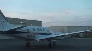 preview picture of video 'King Air C90A Takeoff From Chesterfield County (KFCI)'