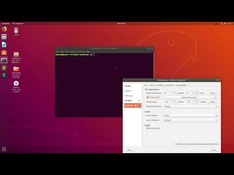 How to change the Font of Terminal - Linux