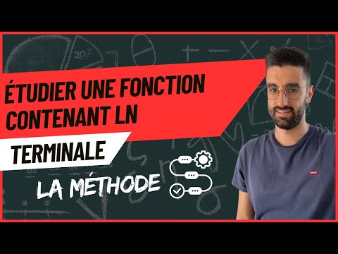 Étudier une fonction contenant ln