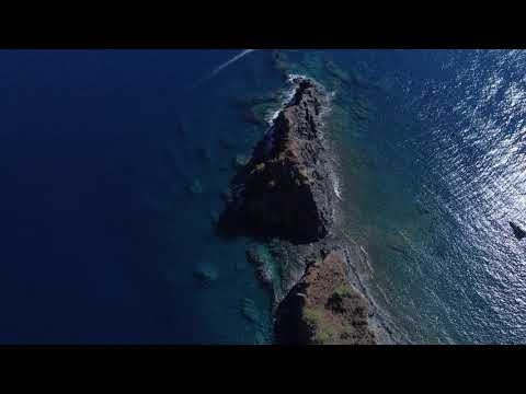 Flight over Mediterranean Sea