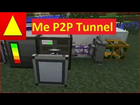 ME P2P Tunnel v. Applied Energistics Grundlagen Flüssigkeiten Energie Items transportieren Tutorial