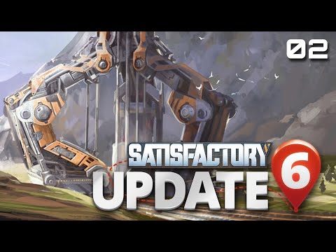 Space Elevator Parts- Satisfactory update 6  episode 2